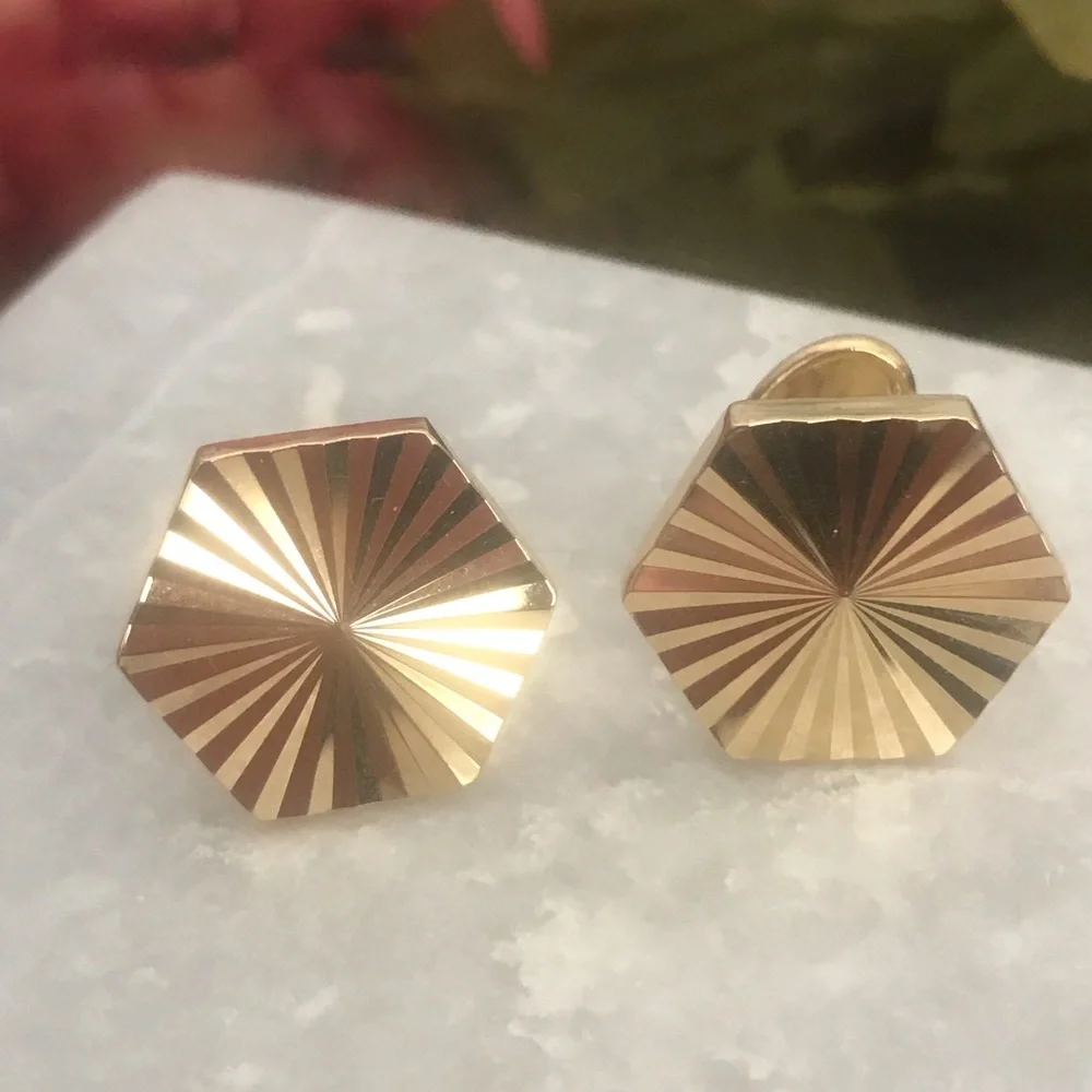 Pierre Cardin Gold Tone Men’s Cuff links